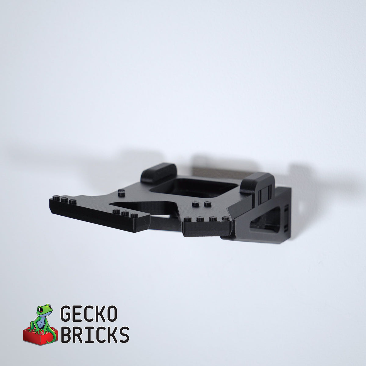 Losse 3D-geprinte premium wandbeugel voor LEGO® Jurassic World Triceratops Schedel 76969