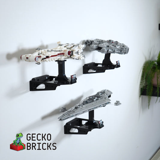 LEGO® Star Wars Midi-scale Wandbeugel zwevend aan de muur met premium wandbeugel - aanzicht 2