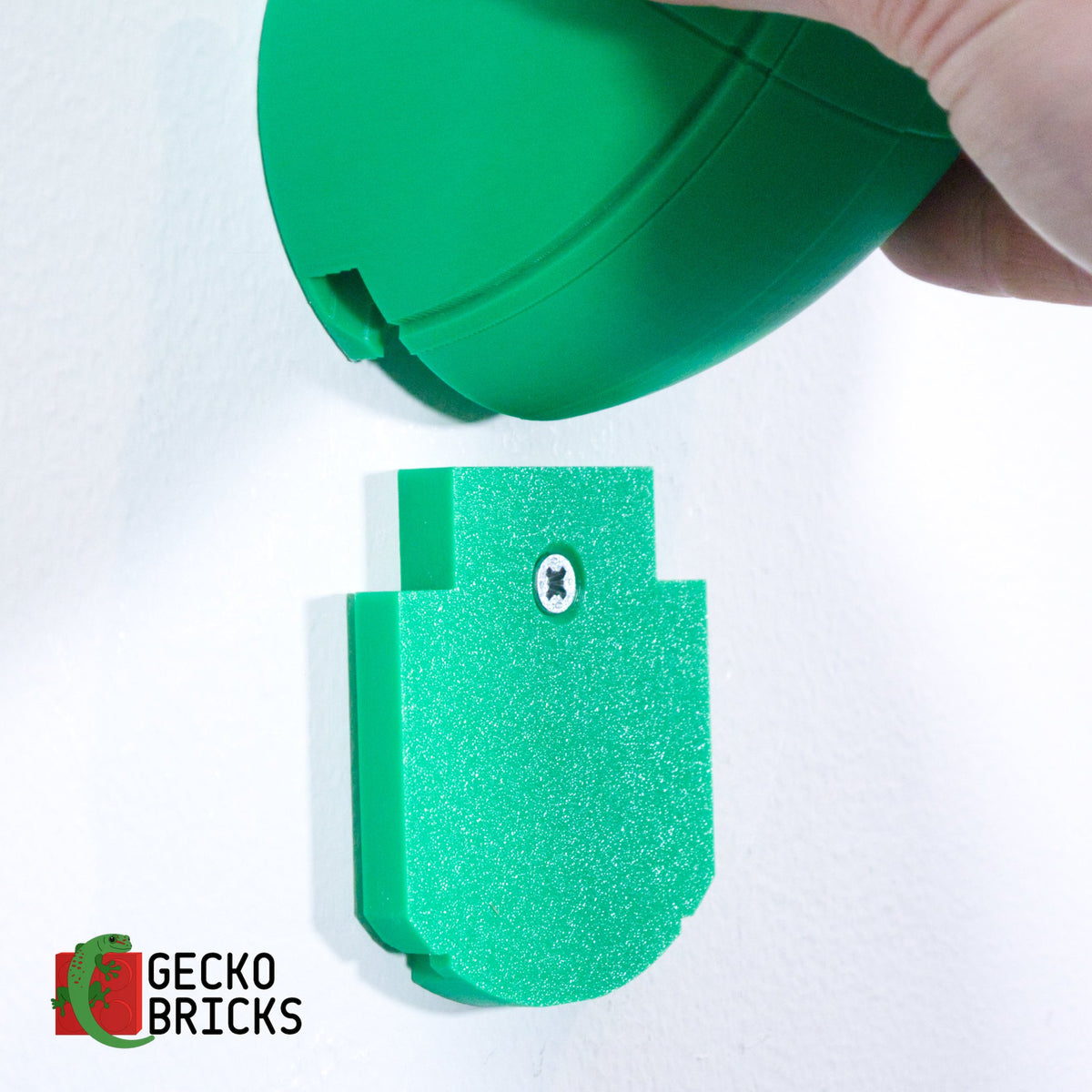 Losse 3D-geprinte premium wandbeugel voor LEGO® Super Mario Piranha Plant 71426
