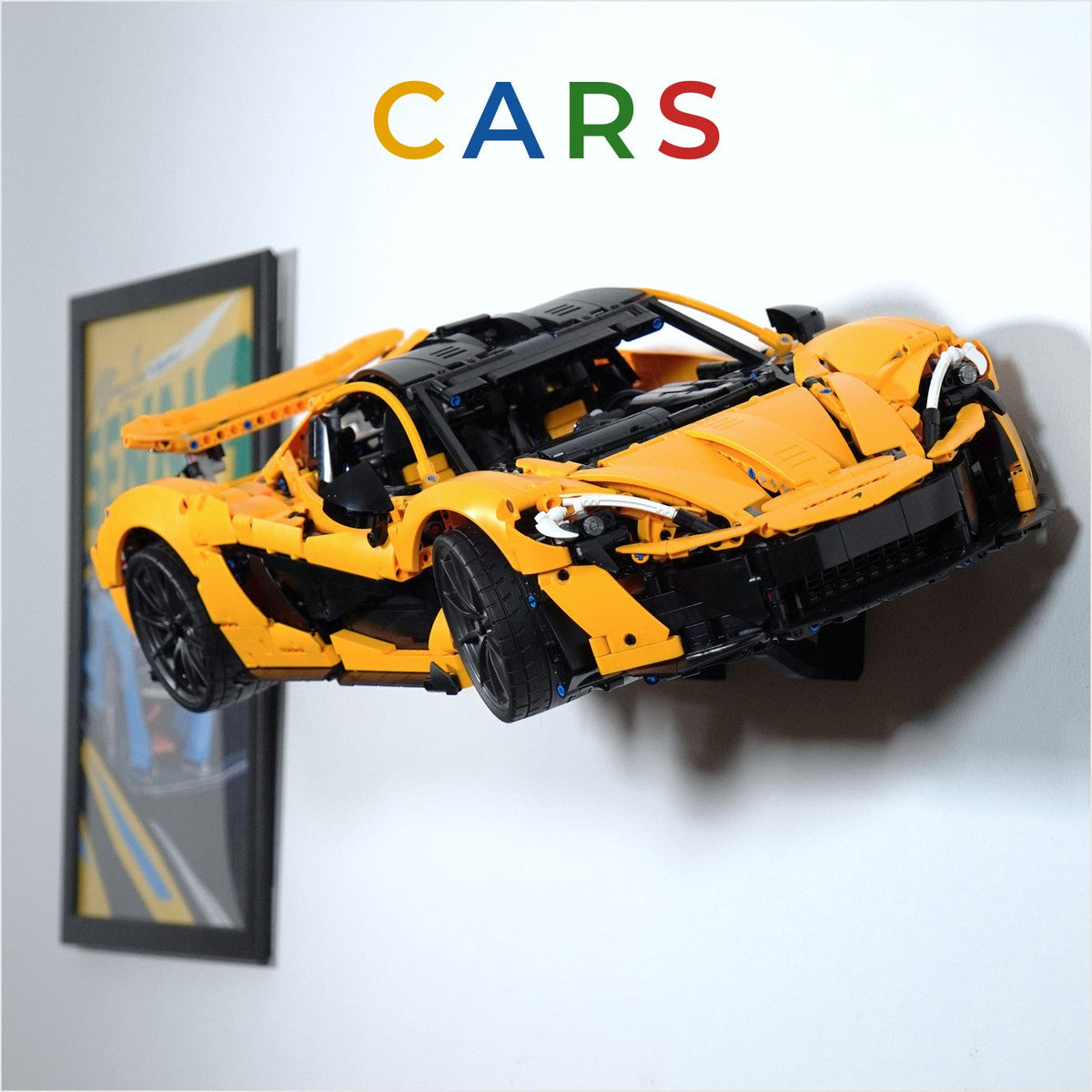 LEGO Cars wandhouders van GeckoBricks