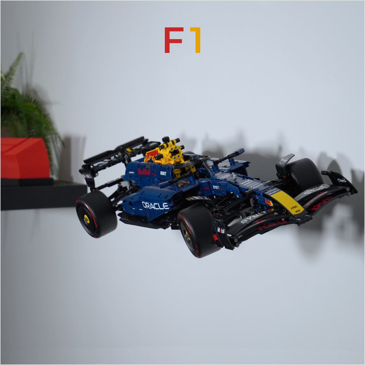 LEGO F1 wandhouders van GeckoBricks