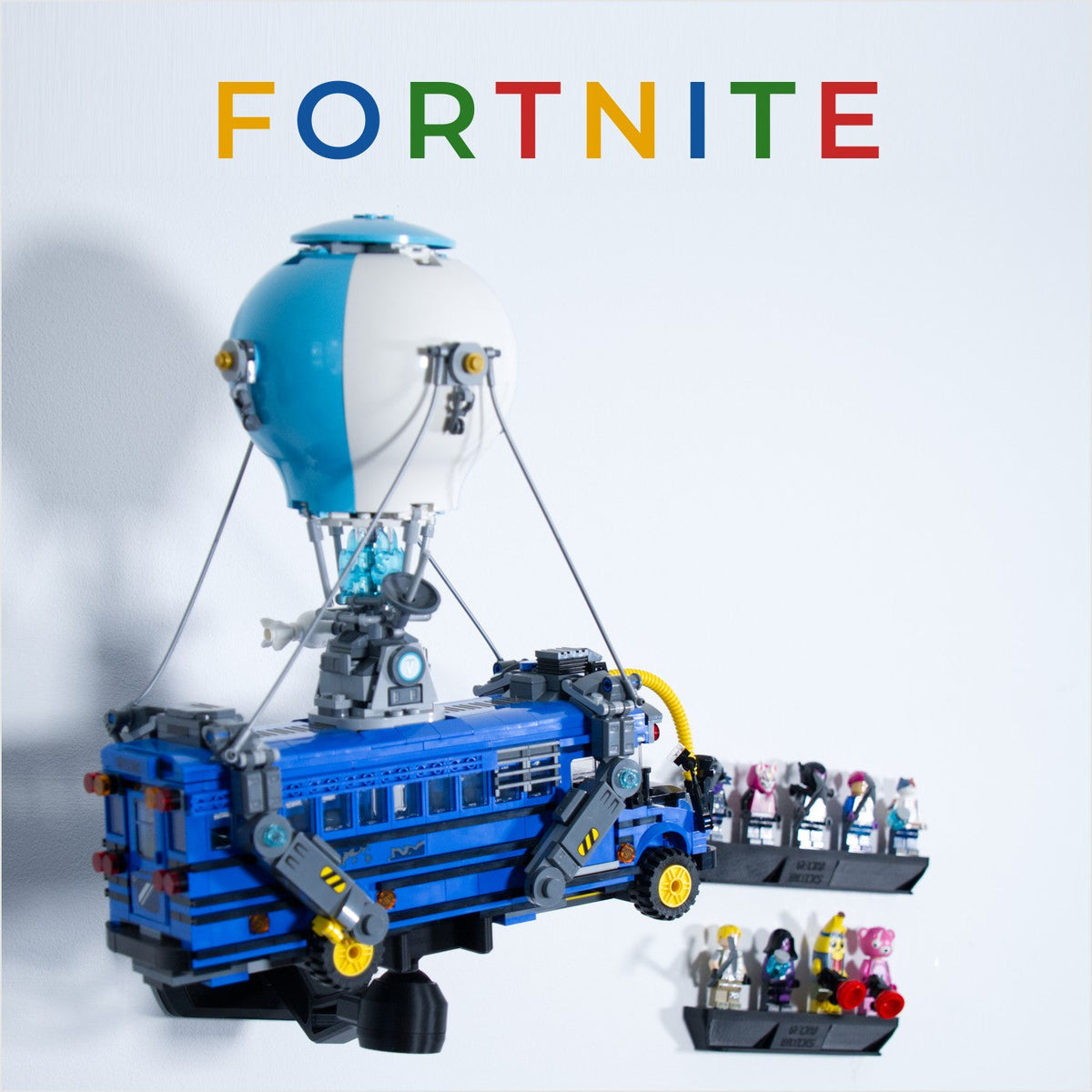 LEGO Fortnite wandhouders van GeckoBricks