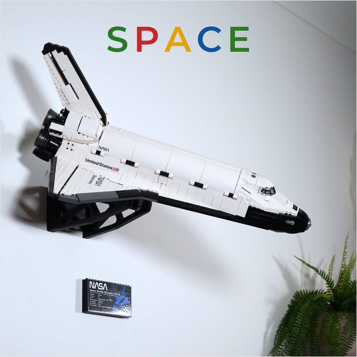 LEGO Space wandhouders van GeckoBricks