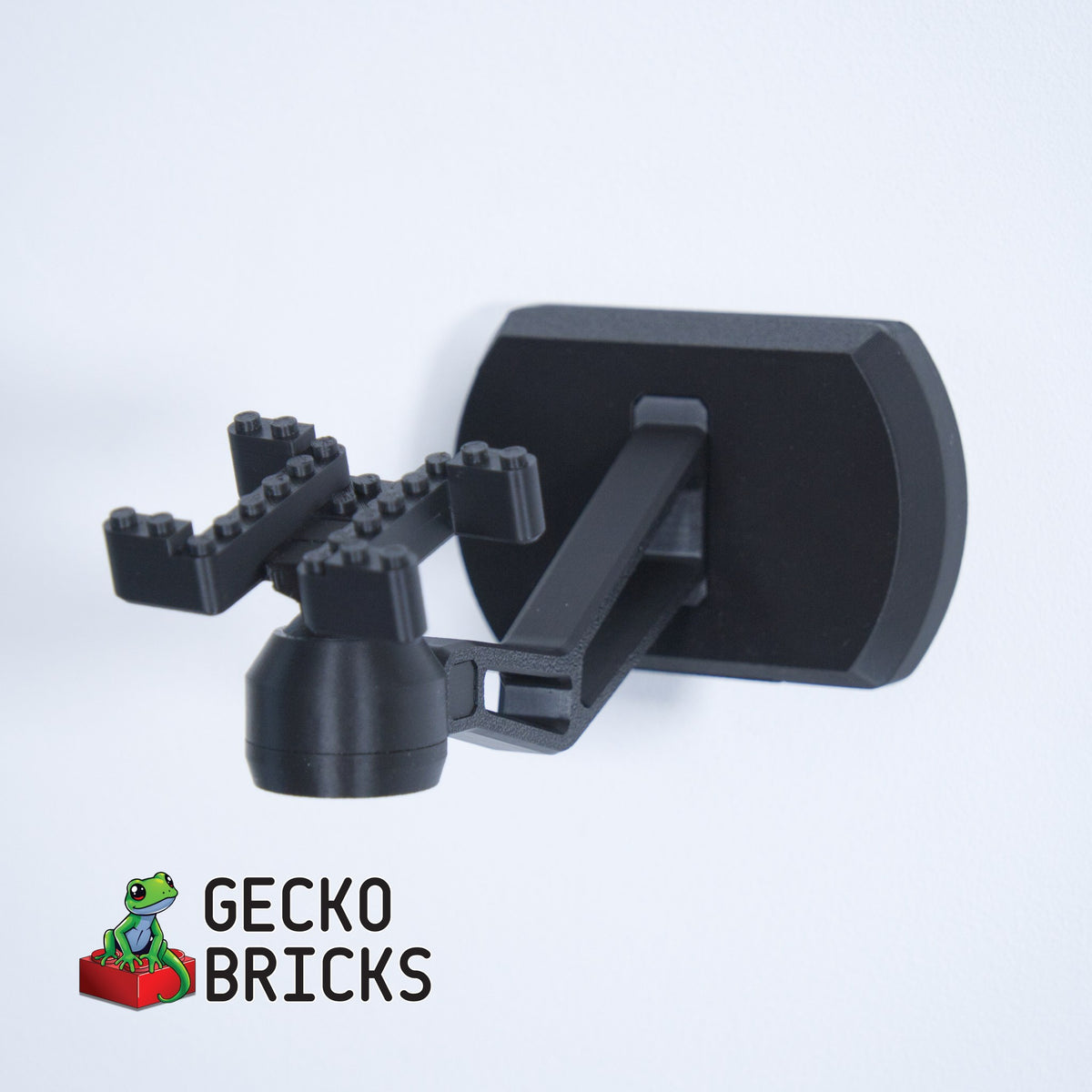 Losse 3D-geprinte premium wandbeugel voor LEGO® Fortnite Battle Bus 77073