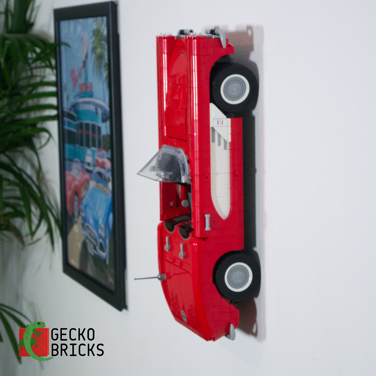 LEGO® Icons Chevrolet Corvette 1961 10321 vlak aan de muur met wandbeugel - 1