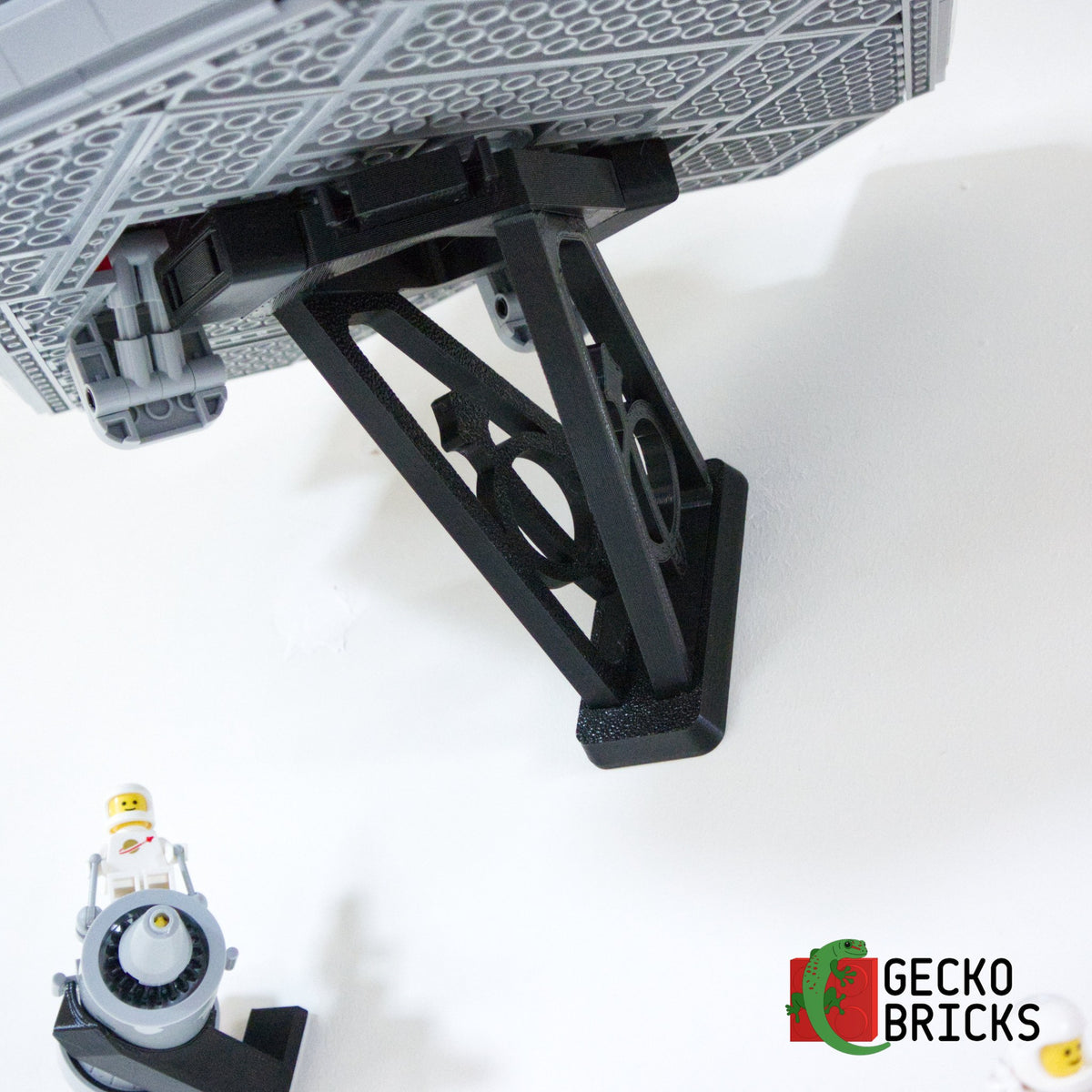Losse 3D-geprinte premium wandbeugel voor LEGO® Icons Galaxy Explorer 10497
