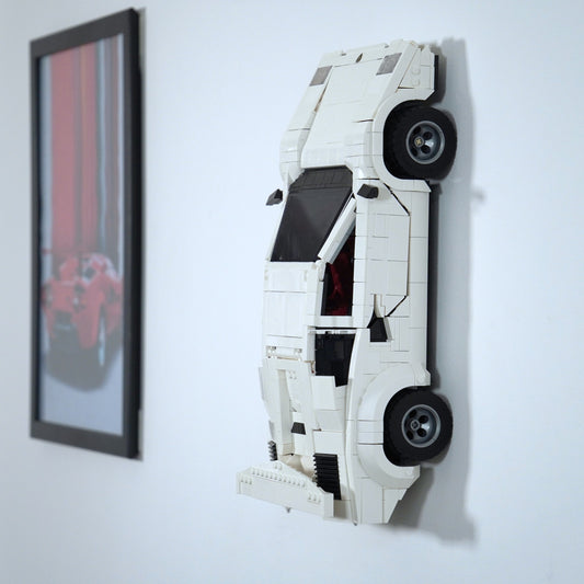 LEGO® Icons Lamborghini Countach 5000 Quattrovalvole 10337 vlak aan de muur met wandbeugel - 1