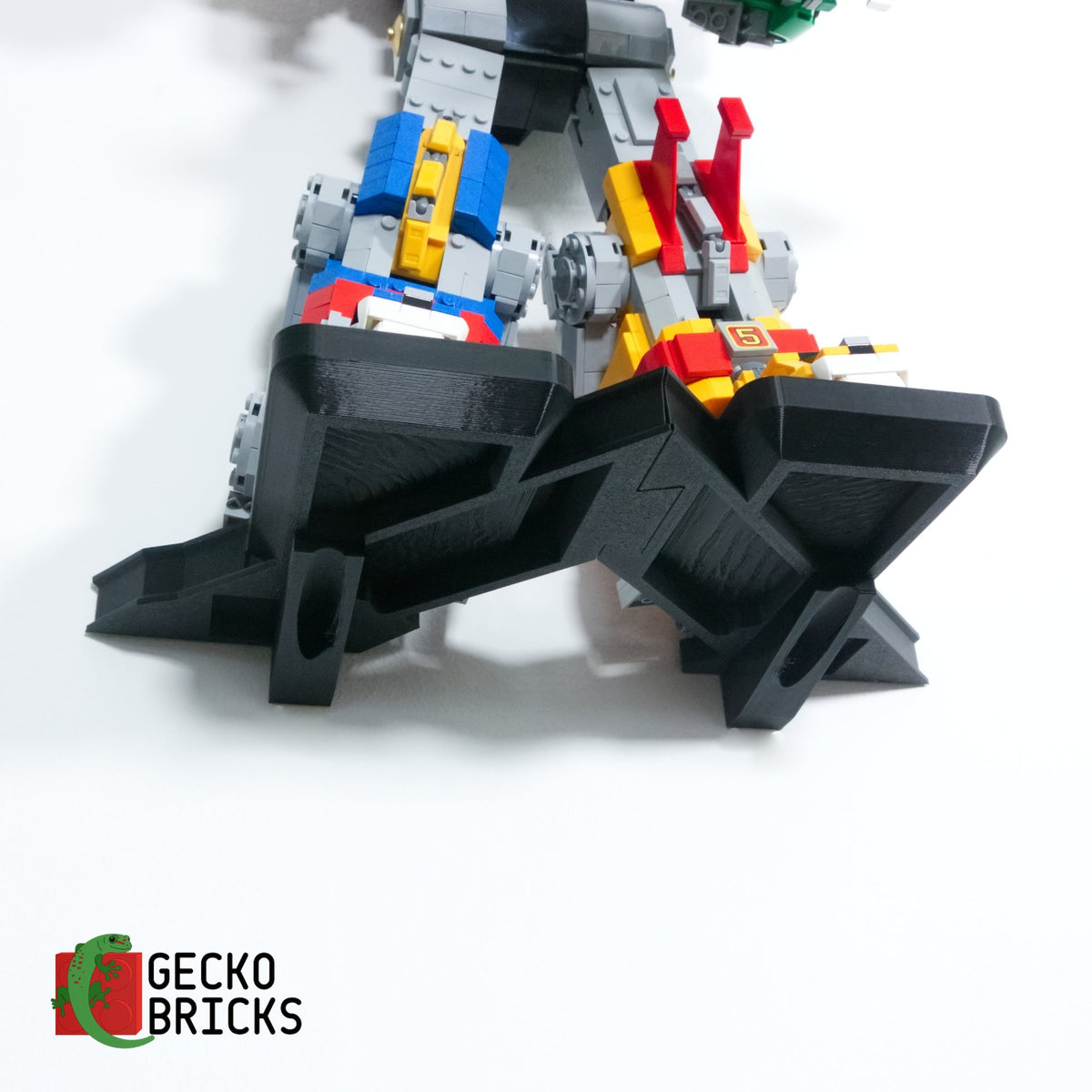 LEGO® Ideas Voltron 21311 zwevend aan de muur met premium wandbeugel - aanzicht 5