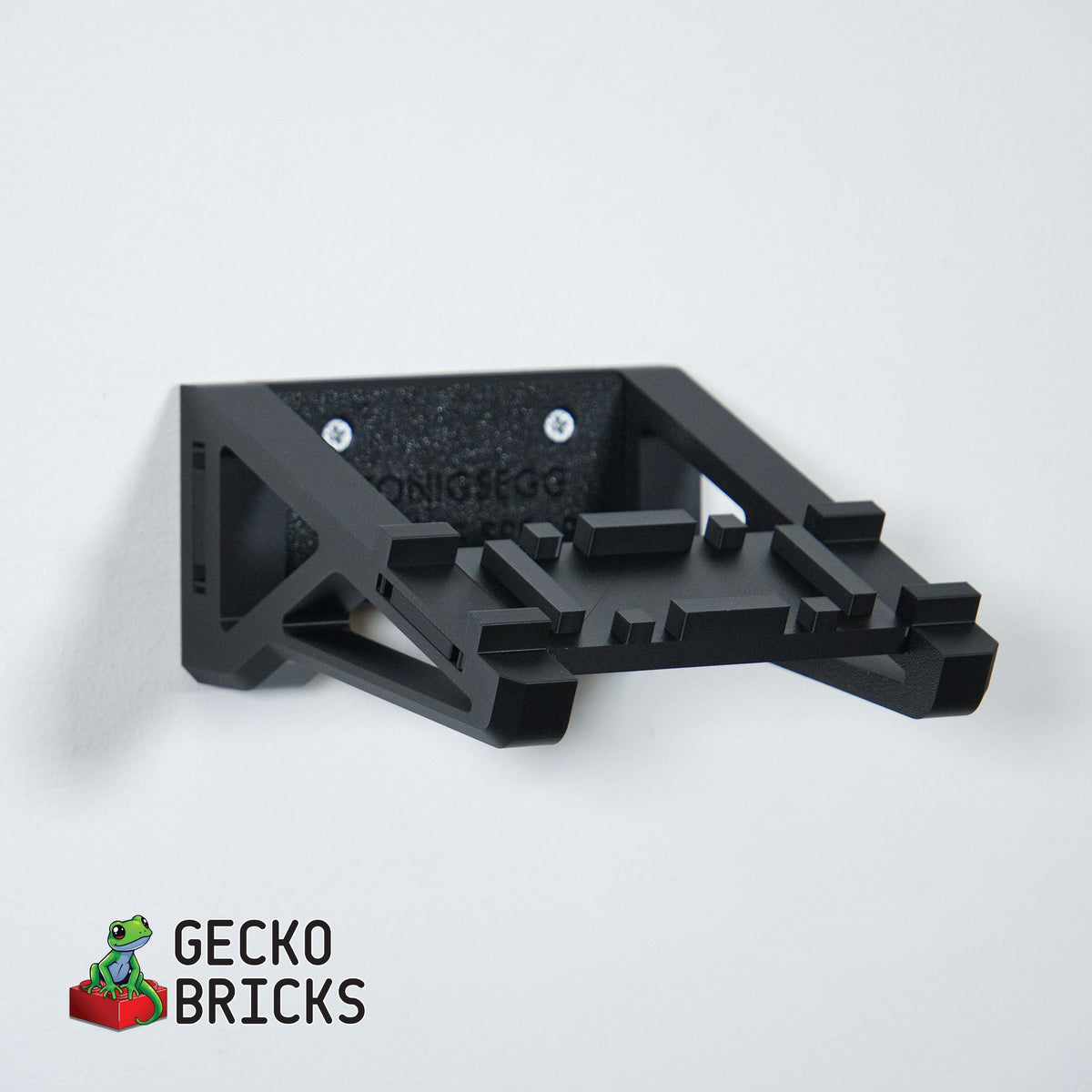 Losse 3D-geprinte premium wandbeugel voor LEGO® Koenigsegg Sadair's Spear 42232