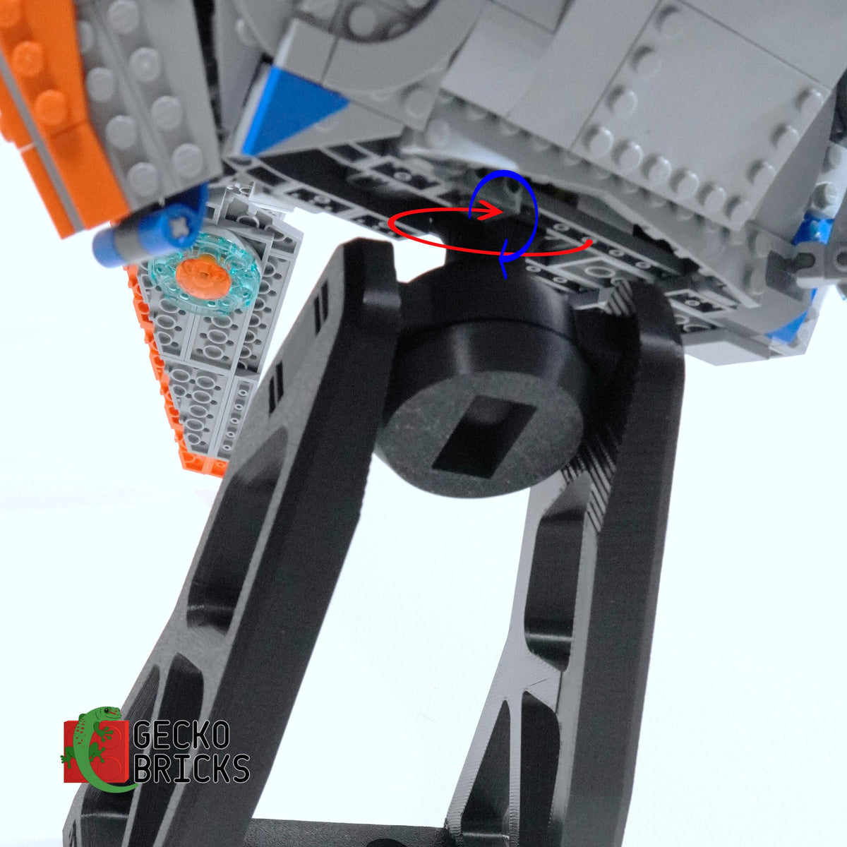 LEGO® Marvel Guardians of the Galaxy De Milano 76286 zwevend aan de muur met premium wandbeugel - aanzicht 5