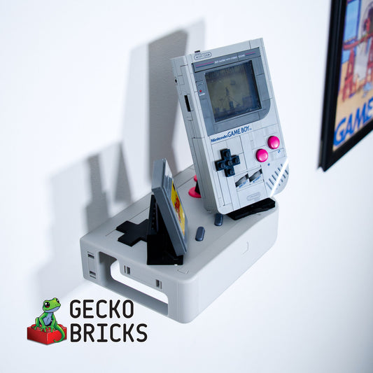 LEGO® Nintendo Game Boy 72046 zwevend aan de muur met premium wandbeugel - aanzicht 2