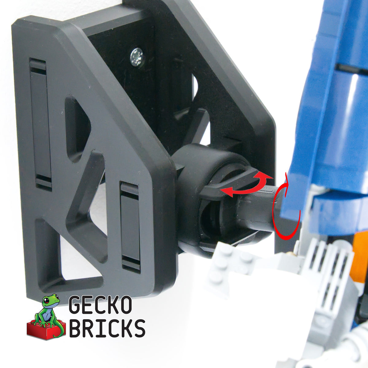 Losse 3D-geprinte premium wandbeugel voor LEGO® Star Wars Jango Fett's Starship 75409