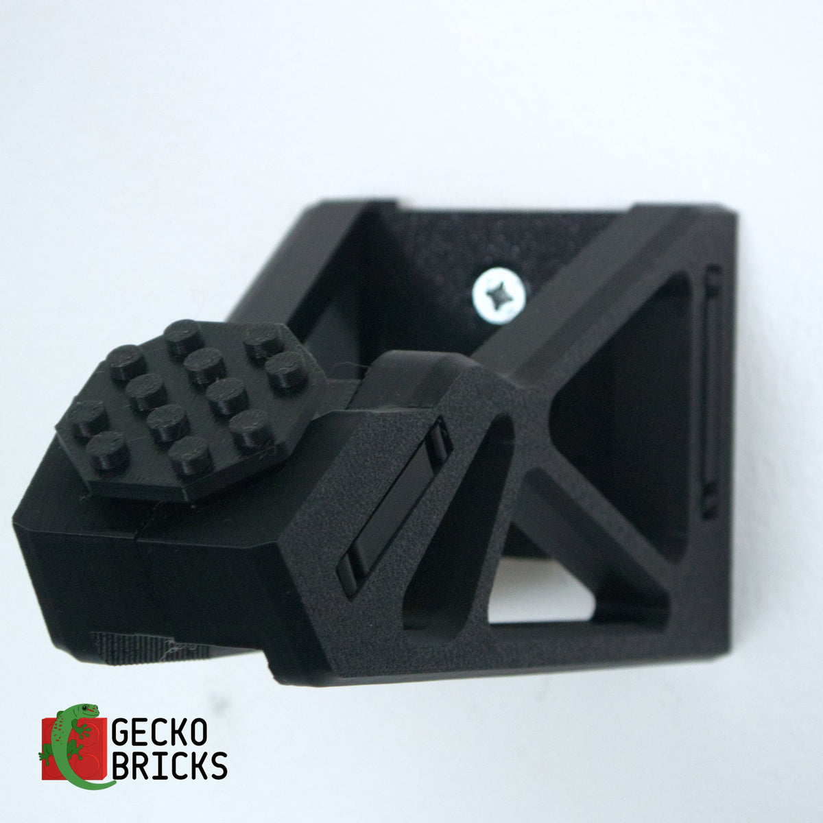 Separate 3D-printed premium wall mount for LEGO® Star Wars Pirate Snub Fighter 75346