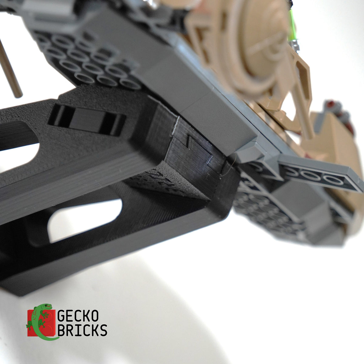 LEGO® Star Wars Sarlacc Pit Diorama zwevend aan de muur met premium wandbeugel - aanzicht 6