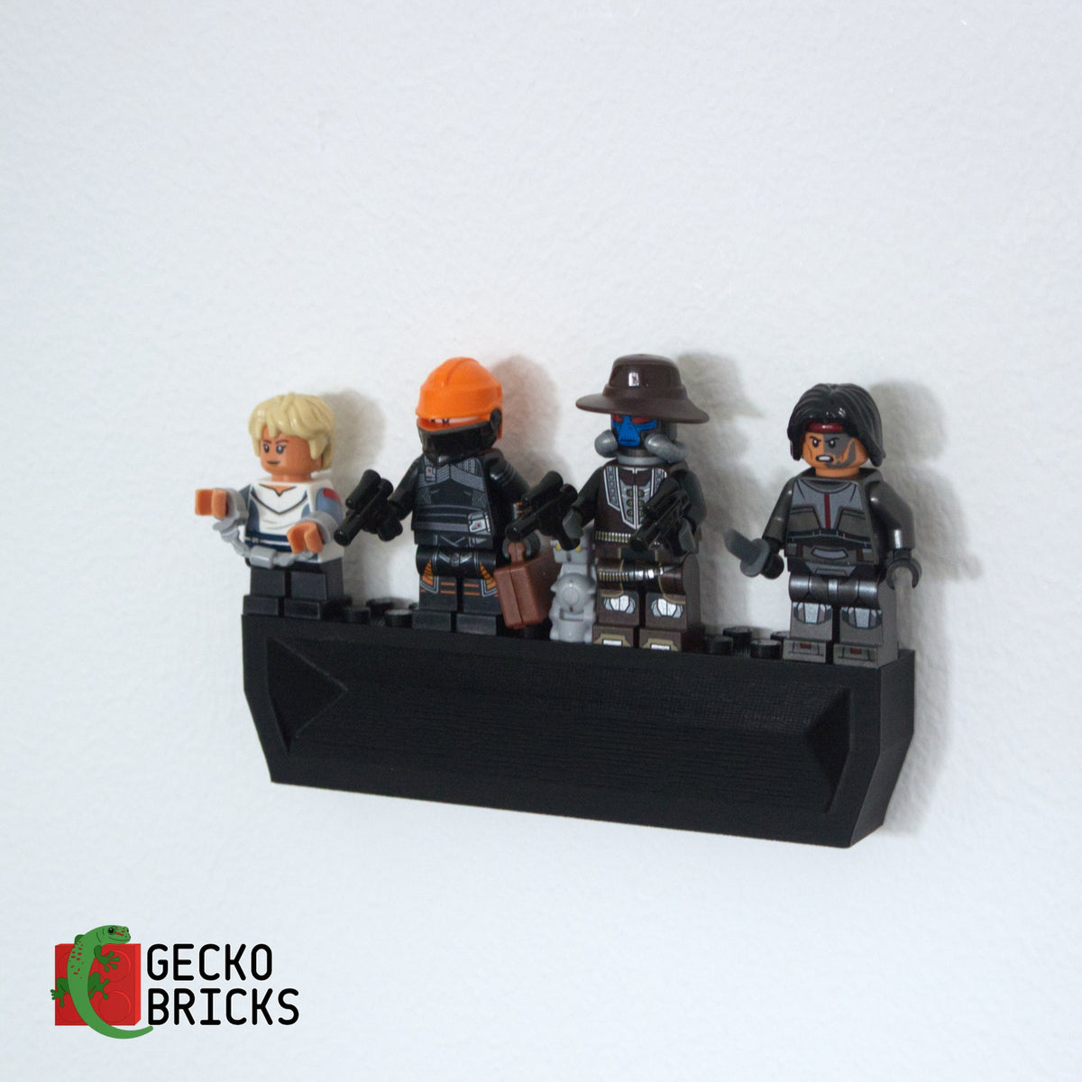 LEGO® Star Wars The Justifier 75323 zwevend aan de muur met premium wandbeugel - aanzicht 6