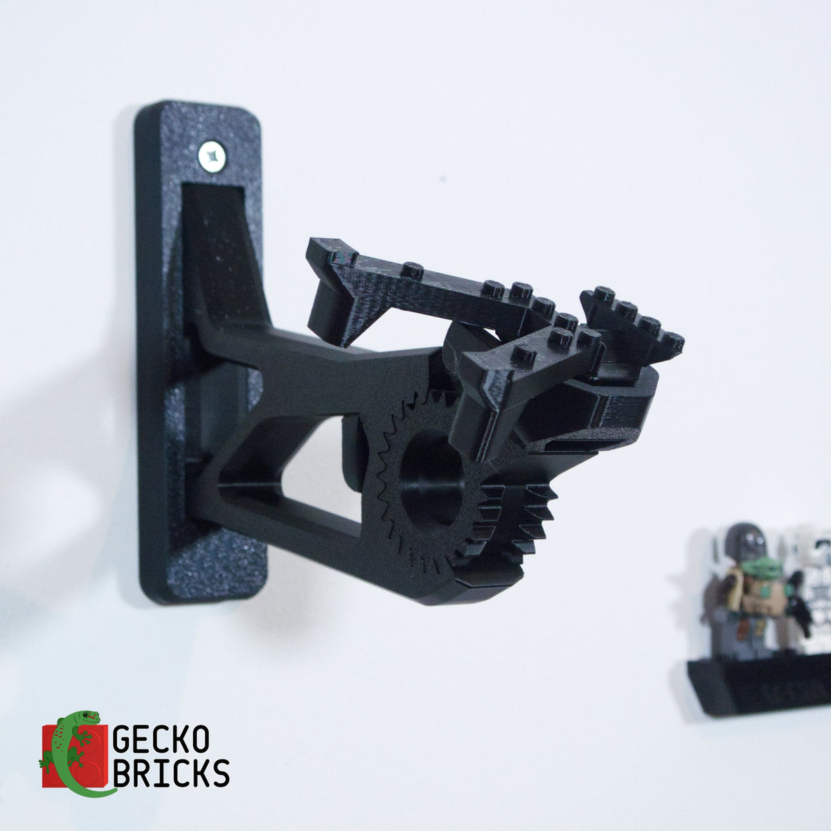 Losse 3D-geprinte premium wandbeugel voor LEGO® Star Wars The Mandalorian Razor Crest 75292