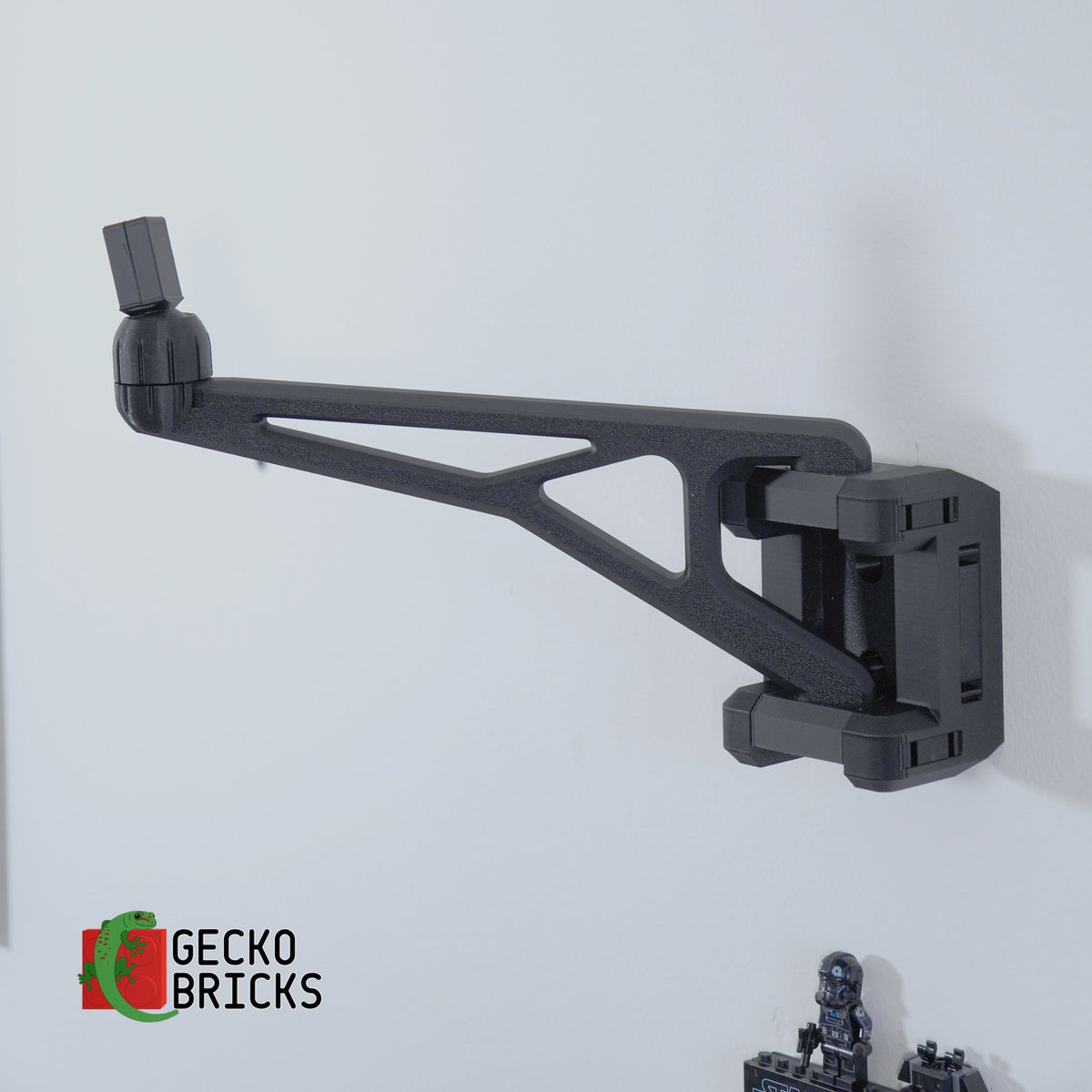 Losse 3D-geprinte premium wandbeugel voor LEGO® Star Wars UCS TIE Interceptor 75382