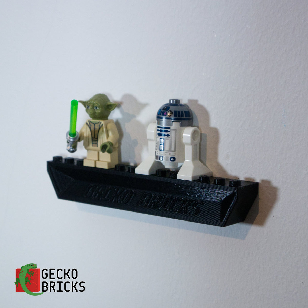 Losse 3D-geprinte premium wandbeugel voor LEGO® Star Wars Yoda's Jedi Starfighter 75360