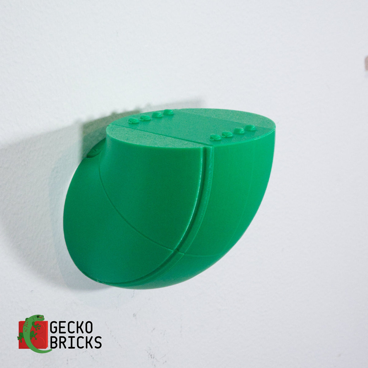 LEGO® Super Mario Piranha Plant 71426 zwevend aan de muur met premium wandbeugel - aanzicht 3