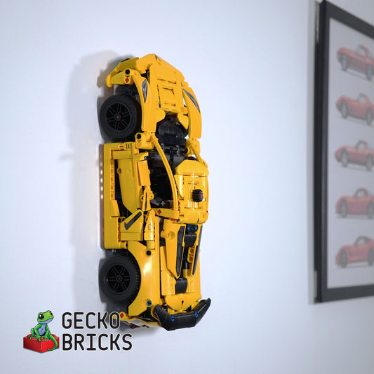 LEGO® Technic Chevrolet Corvette Stingray 42205 vlak aan de muur met wandbeugel - 1