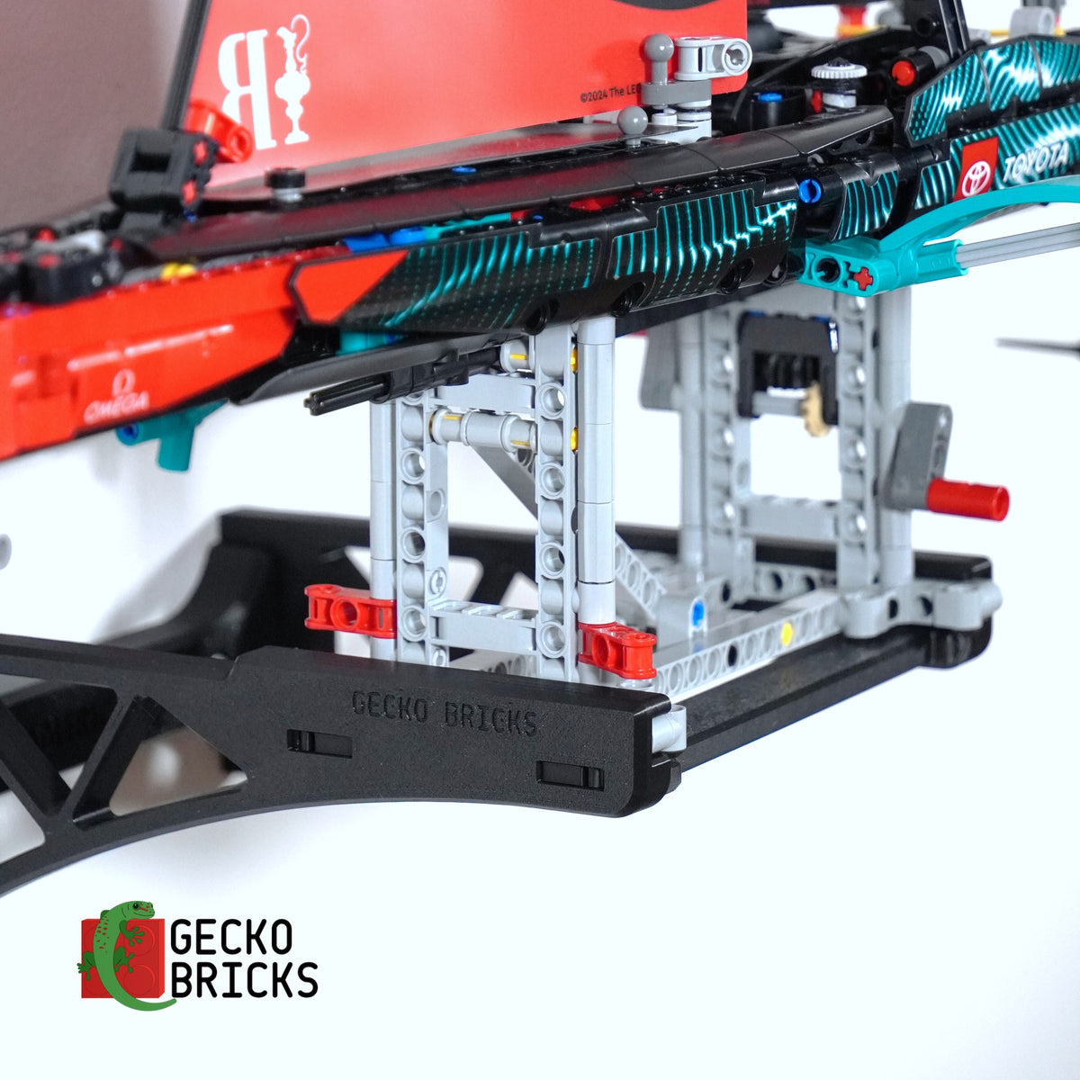 Losse 3D-geprinte premium wandbeugel voor LEGO® Technic Emirates Team New Zealand AC75 Jacht 42174