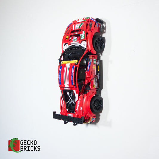LEGO® Technic Ferrari 488 GTE AF Corse #51 42125 vlak aan de muur met wandbeugel - 1