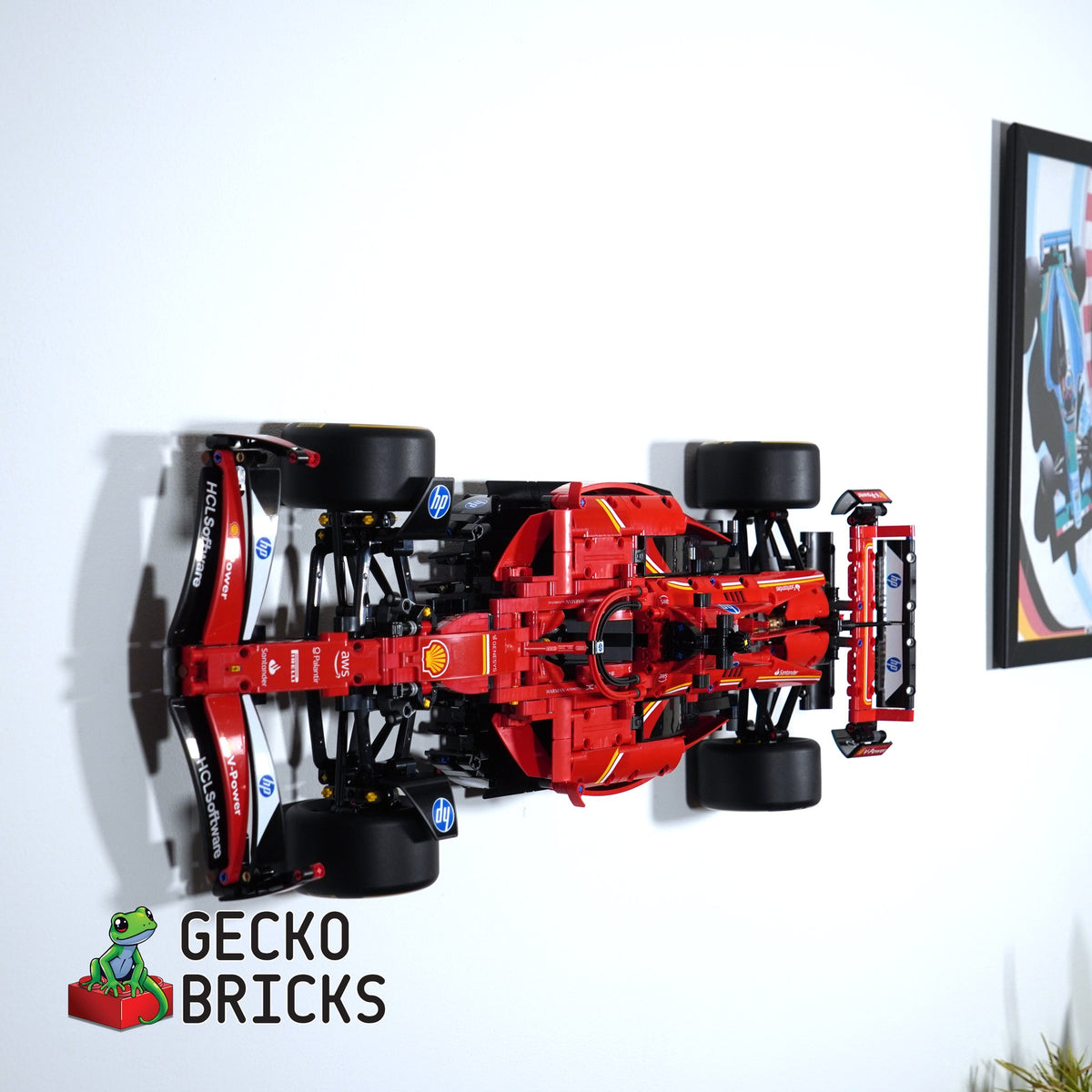 LEGO® Technic Ferrari SF-24 F1 42207 vlak aan de muur met wandbeugel - 4