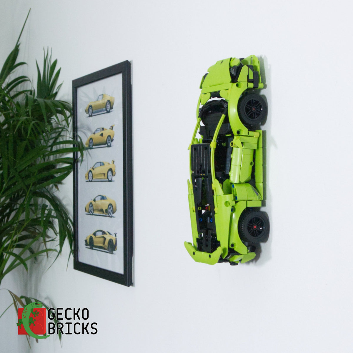 LEGO® Technic Lamborghini Huracán Tecnica 42161 vlak aan de muur met wandbeugel - 1