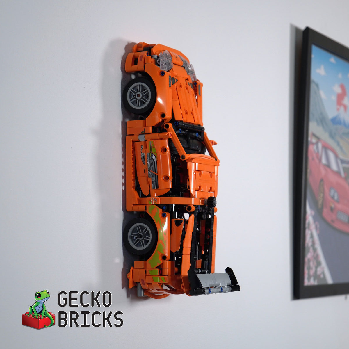 LEGO® Technic Toyota GR Supra MK4 42204 vlak aan de muur met wandbeugel - 1